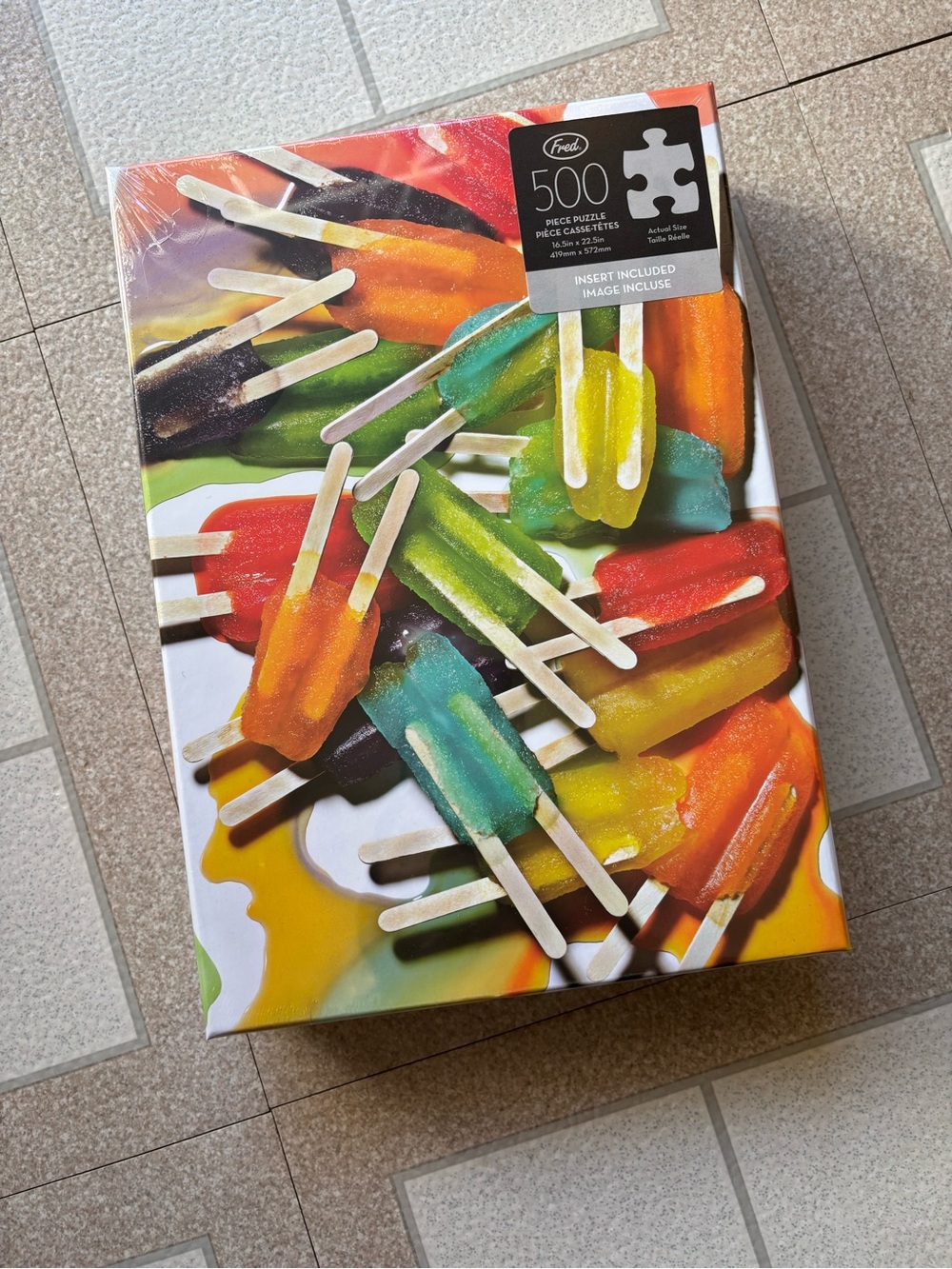 NWT Fred 500-Piece Popsicle Puzzle - Multicolor